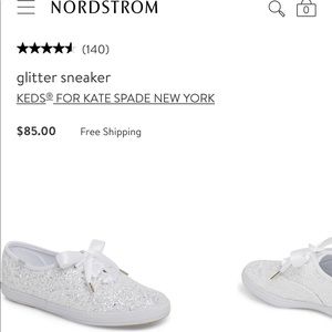 Keds for Kate Spade glitter sneaker